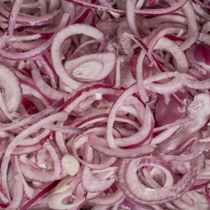 Prep Red Onions Sliced