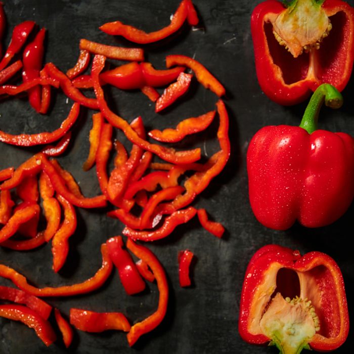 Red Peppers Sliced
