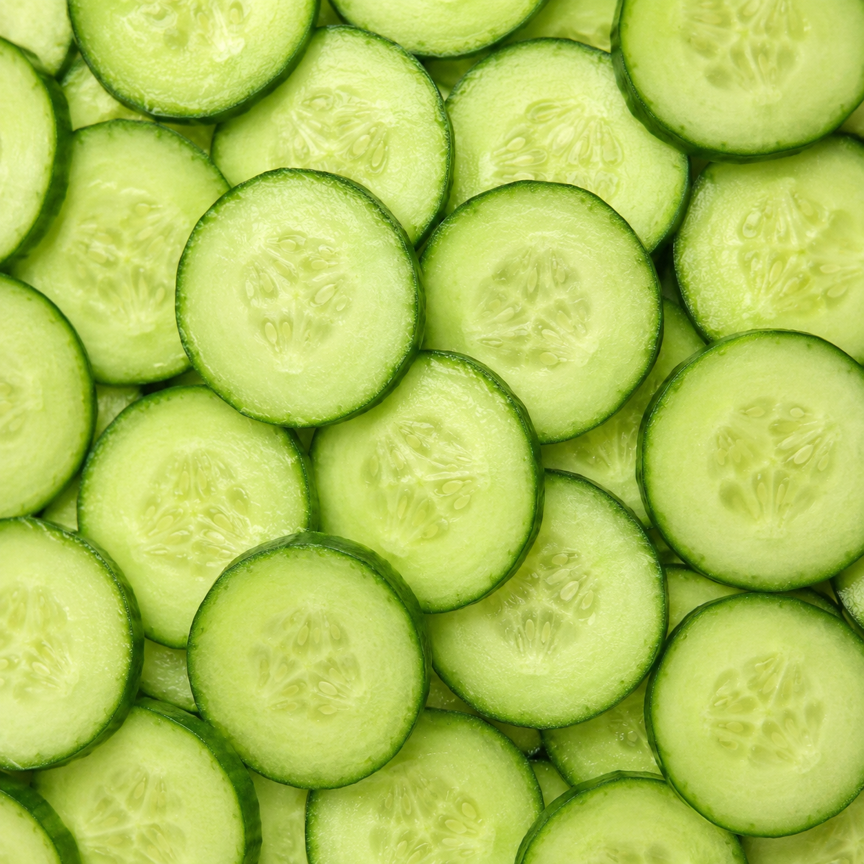 Cucumbers sliced