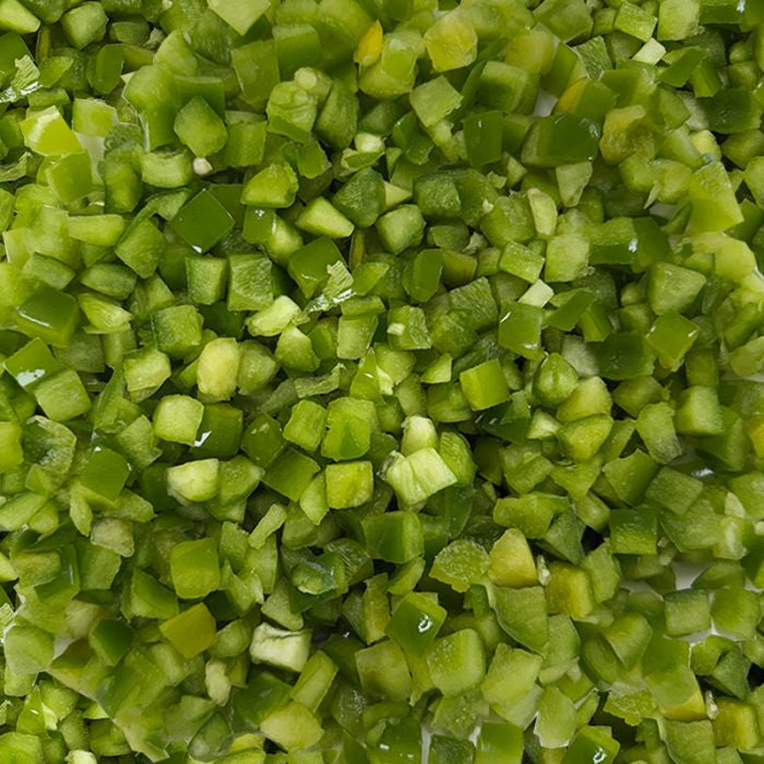 Green Bell Peppers Diced