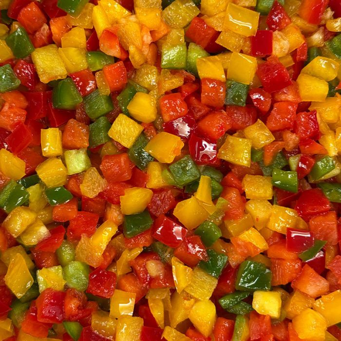 Mixed Peppers Diced