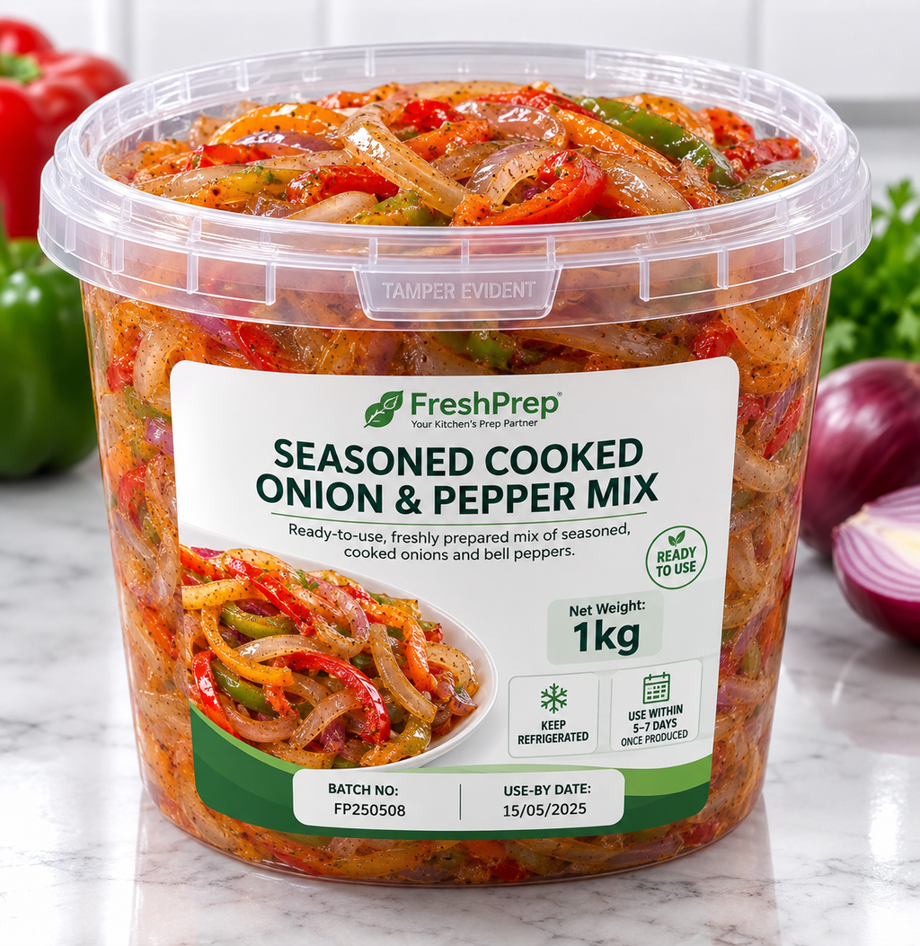 Cooked & Seasoned Onion Salad Mix (Sliced) 1KG