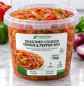 Cooked & Seasoned Onion Salad Mix (Sliced) 1KG