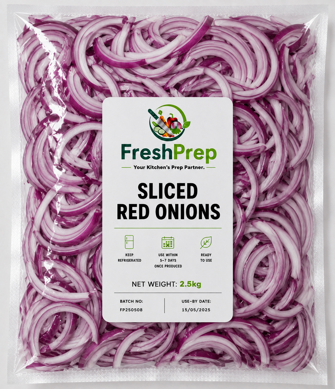 Red Onions Sliced